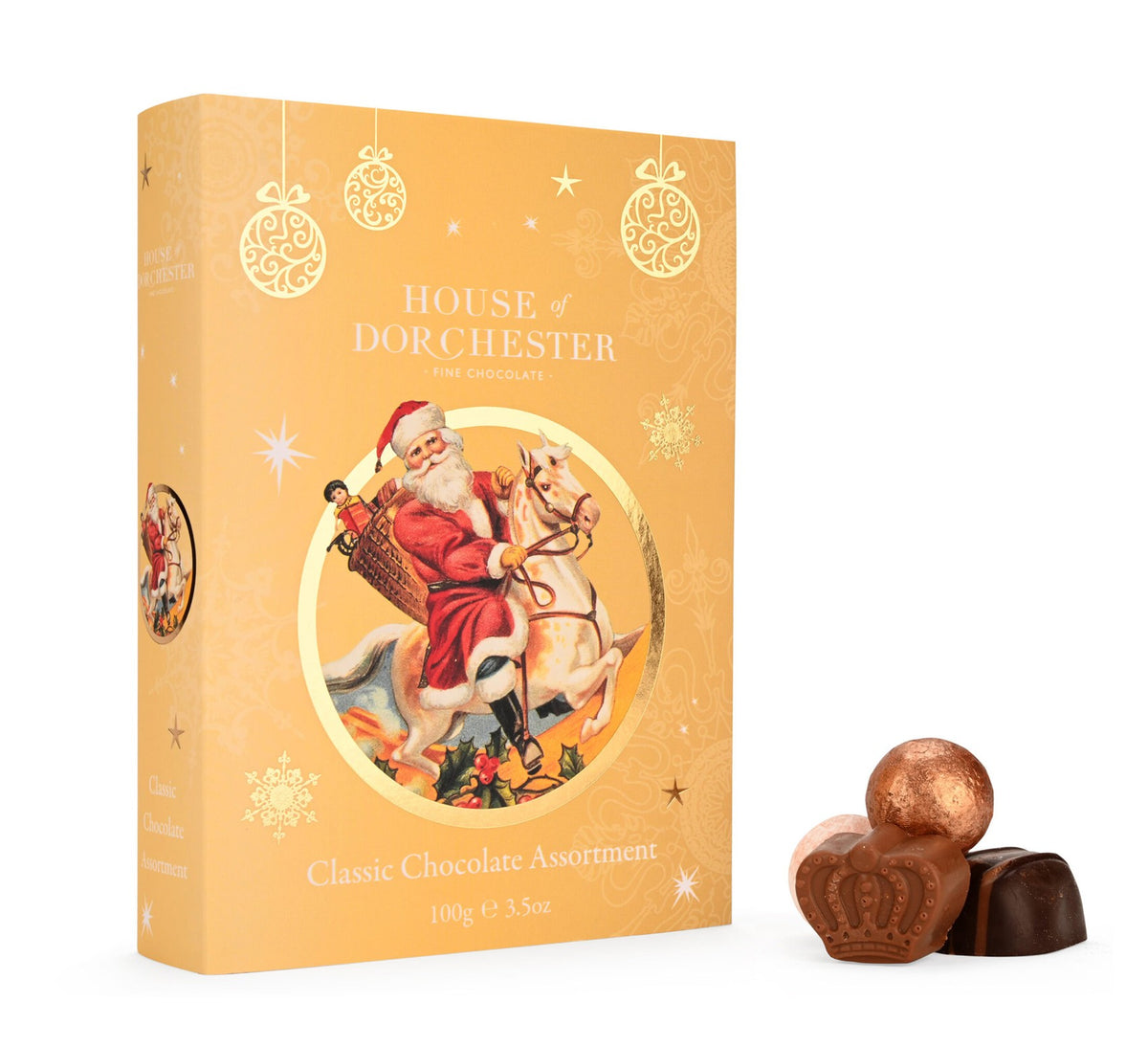 House of Dorchester Father Christmas Classic Chocolate Assortment 100g