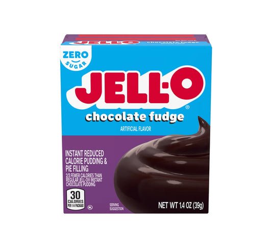 Jell-O Sugar Free Chocolate Fudge Pudding 39g