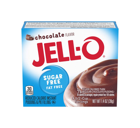 Jell-O Sugar Free Chocolate Pudding 39g