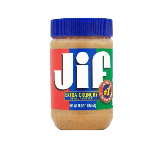 Jif Extra Crunchy Peanut Butter 454g