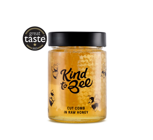 Kind To Bee Cut Comb in Raw Honey 400g