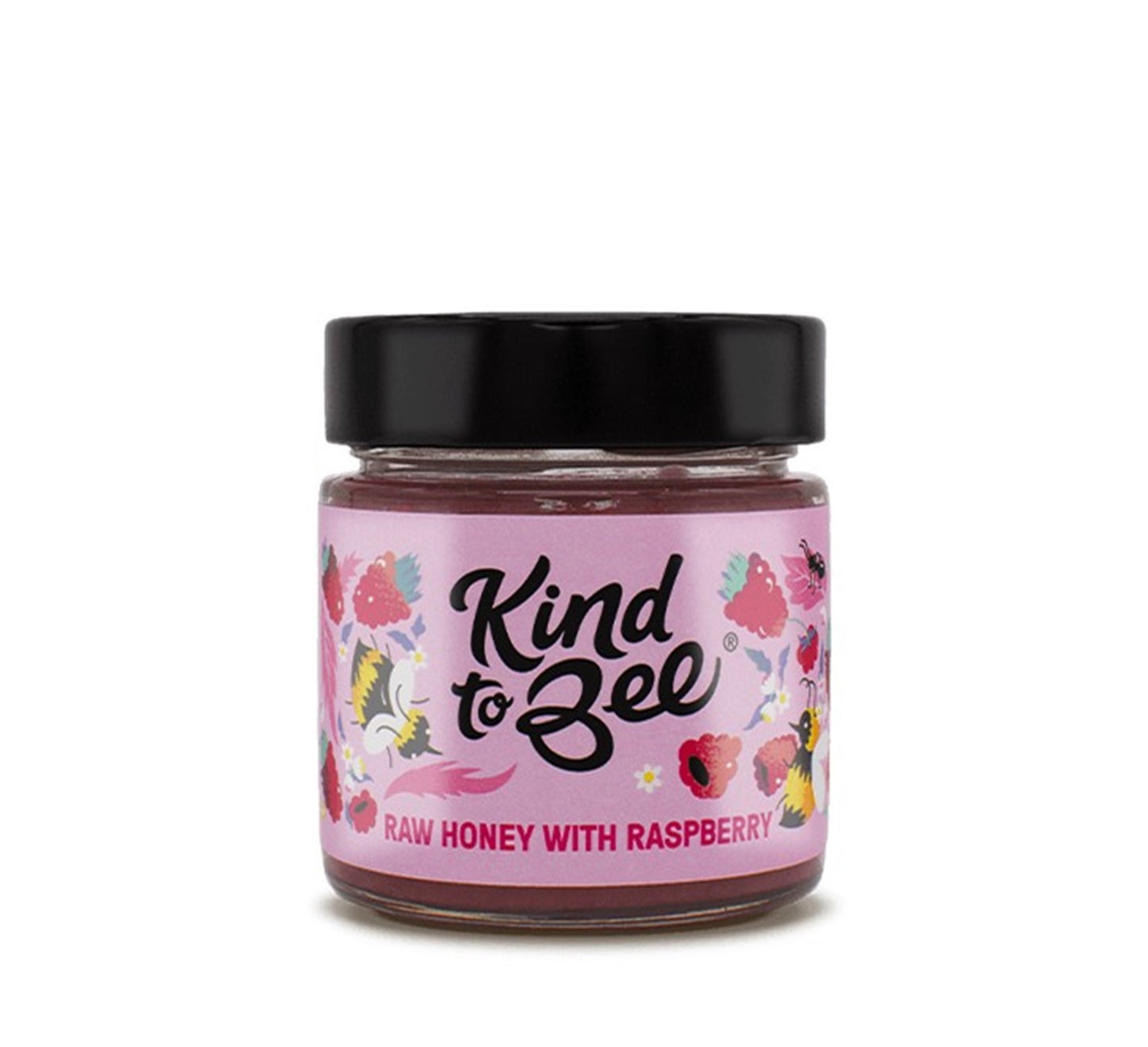 Kind To Bee Raw Honey with Raspberry 250g