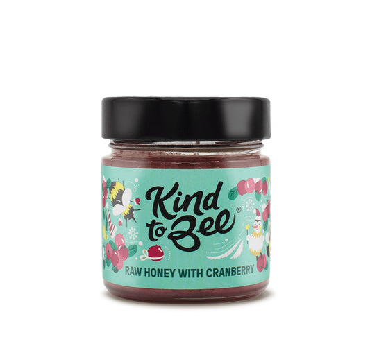 Kind To Bee Raw Honey with Cranberry 250g