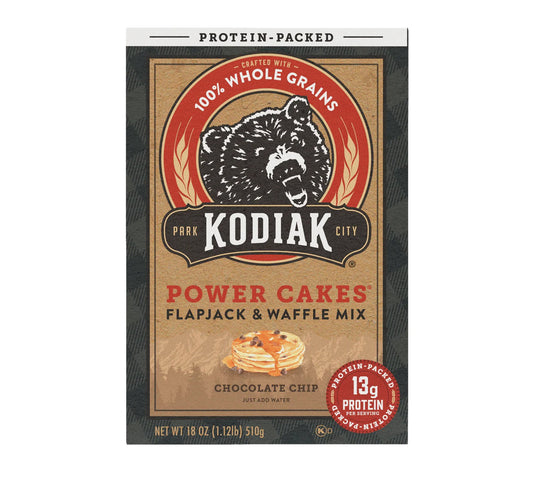 Kodiak Chocolate Chip Power Cakes Flapjack & Waffle Mix 510g
