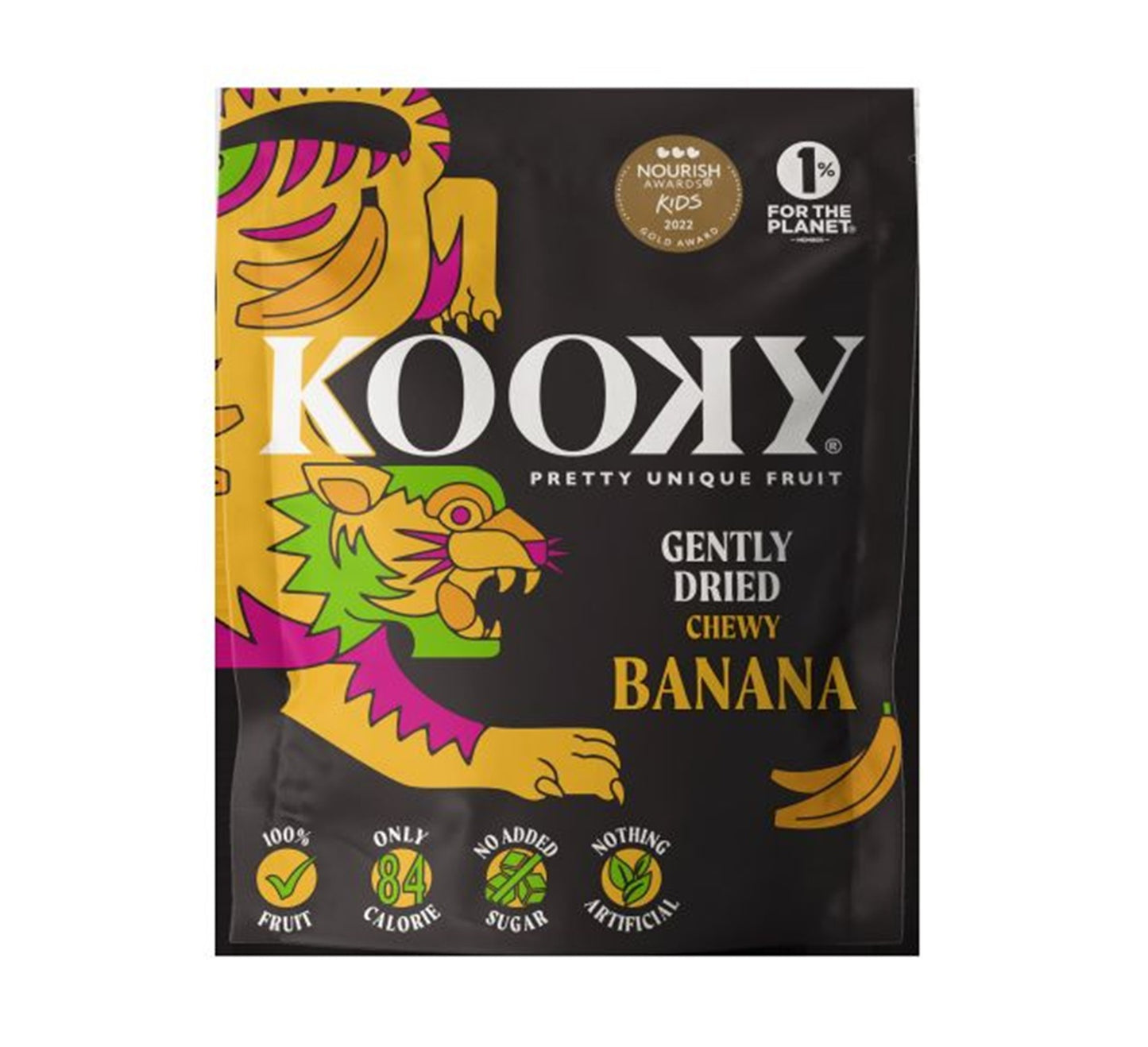 Kooky Gently Dried Banana 25g