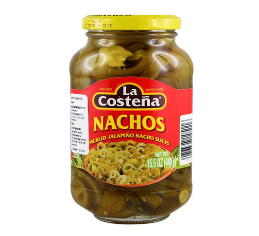 La Costena Nachos Pickled Jalapeno Peppers 440g