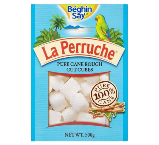 La Perruche Pure Cane Rough White Sugar Cut Cubes 500g