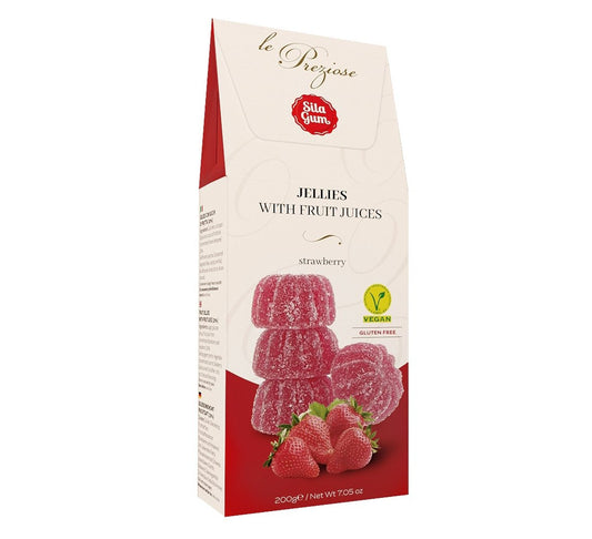 Le Preziose Italian Strawberry Fruit Jellies 200g