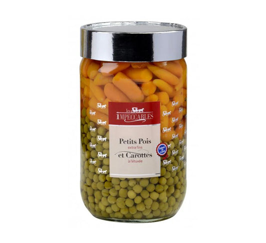 Les Impeccables Petits Pois & Carrots 660g