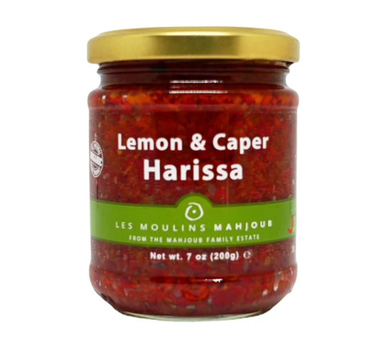 Les Moulins Mahjoub Organic Lemon & Caper Harissa 200g