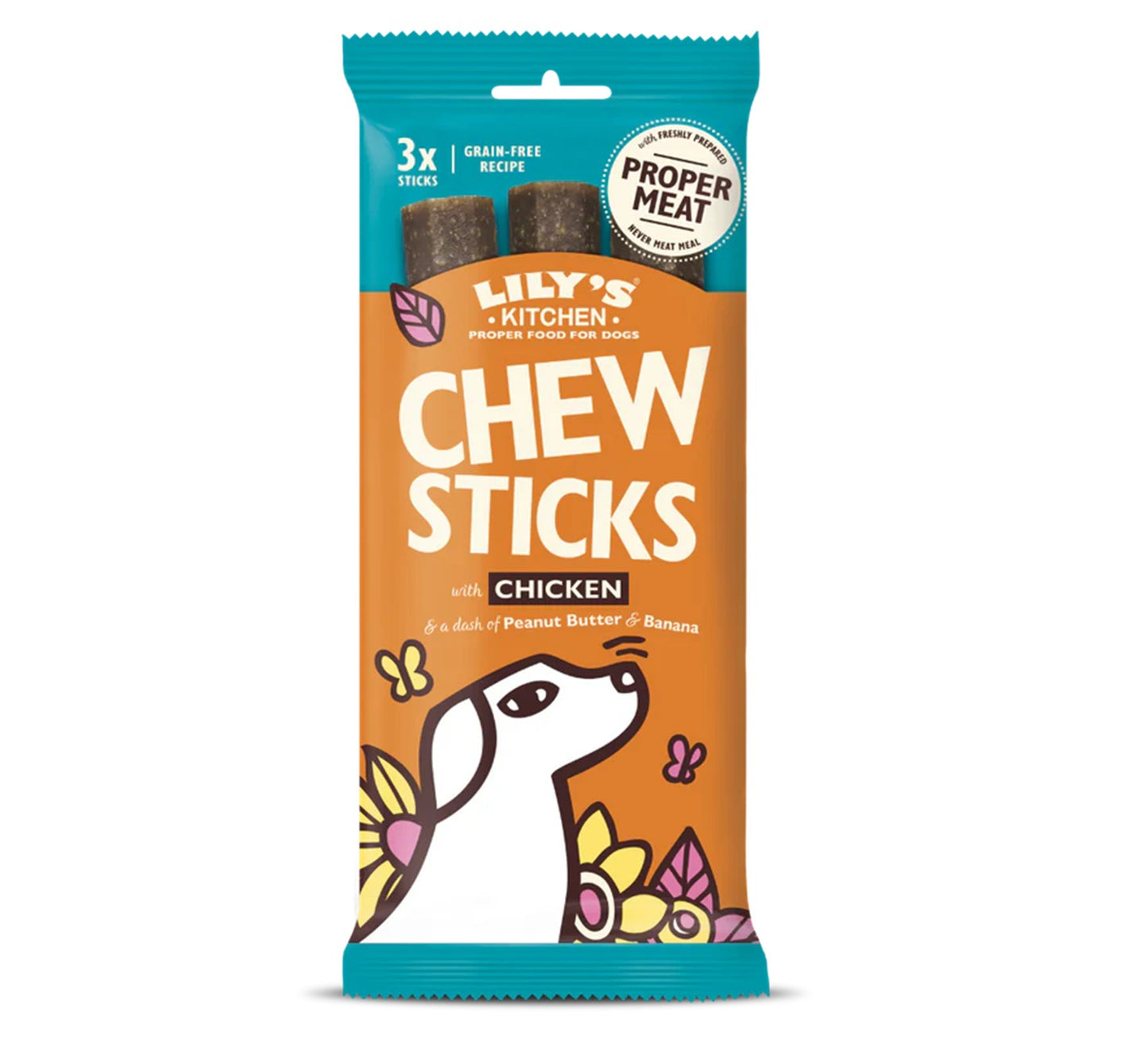 Lily's Kitchen Chew Sticks with Chicken 120g
