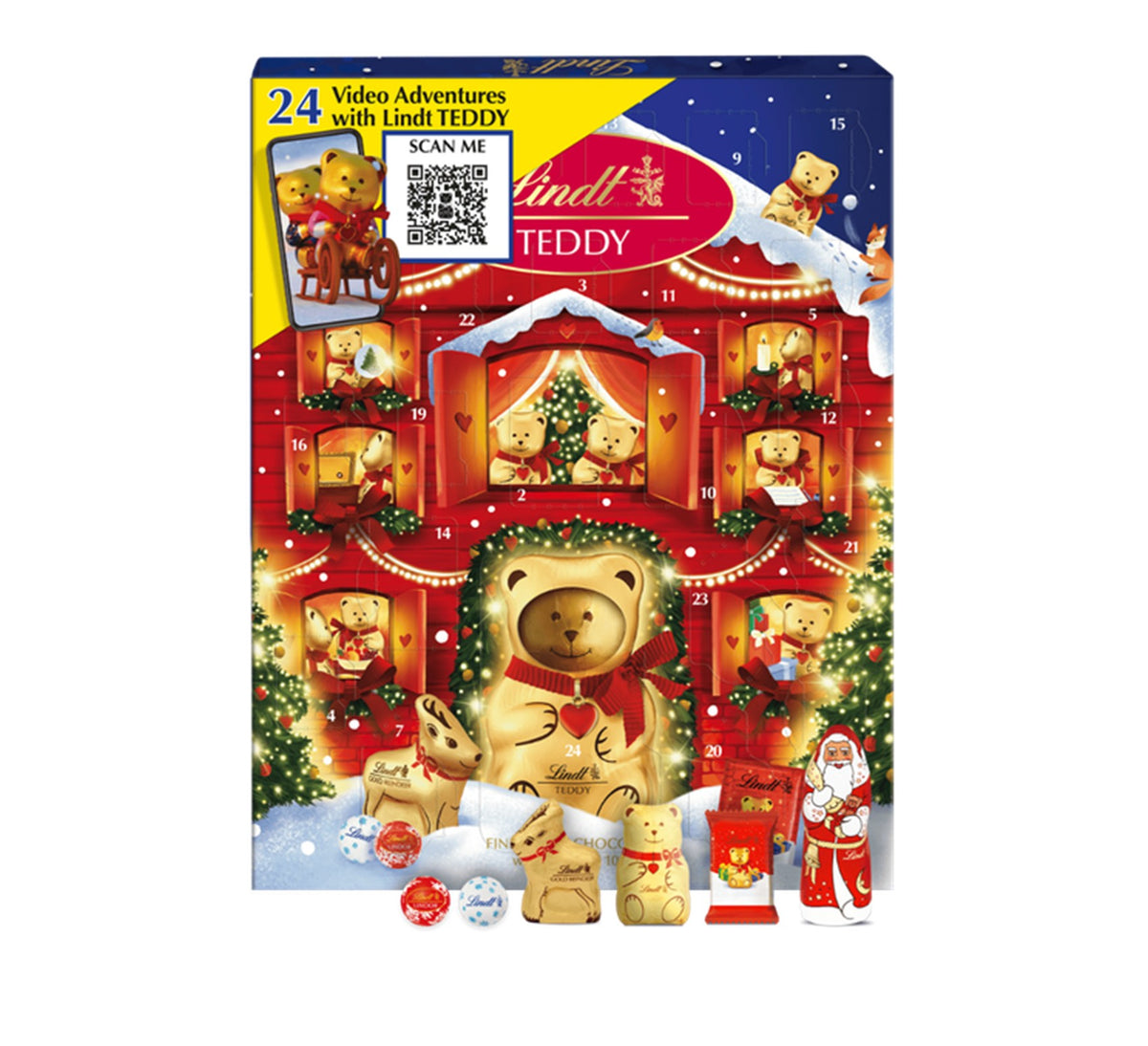 Lindt Teddy Advent Calendar 250g