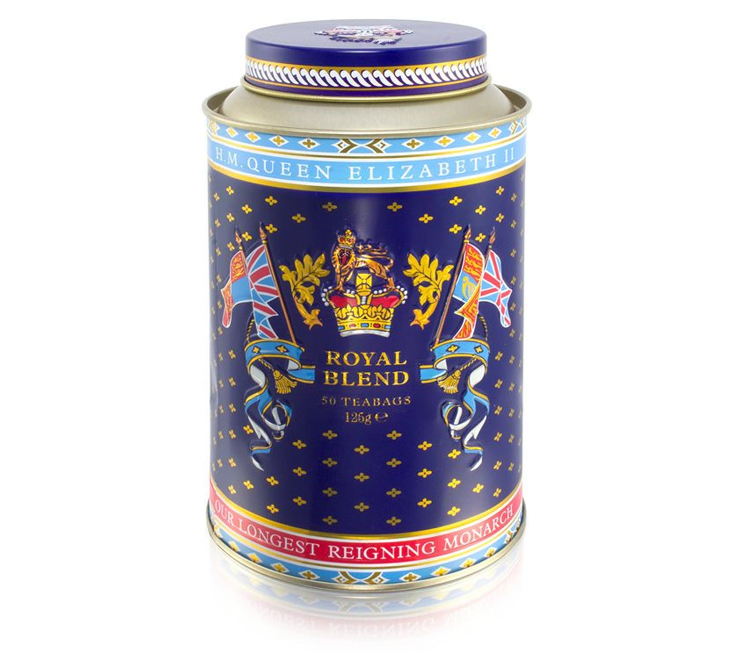 Longest Reigning Monarch Tea Caddy 125g