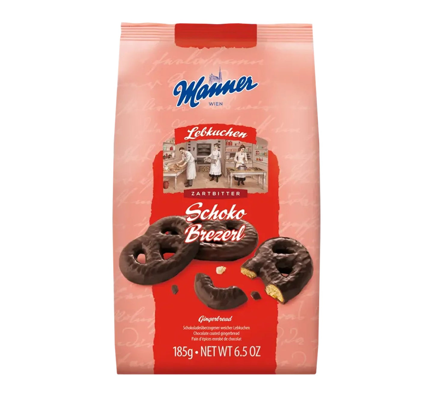 Manner Dark Chocolate Pretzels 185g
