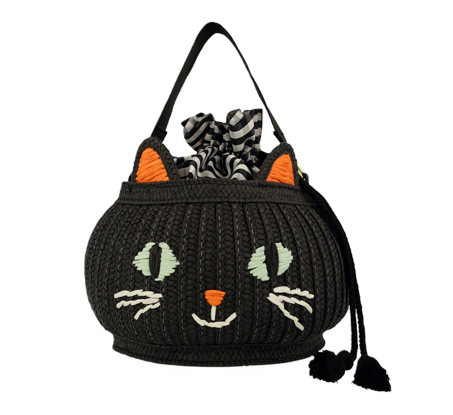 Meri Meri Trick or Treat Cat Basket Bag