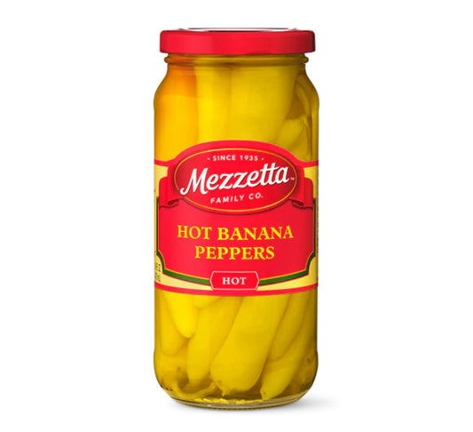 Mezzetta Hot Banana Wax Peppers 473ml