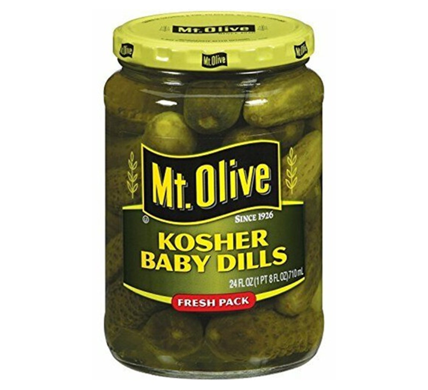 Mt. Olive Pickle Company Inc. Kosher Baby Dills 710ml