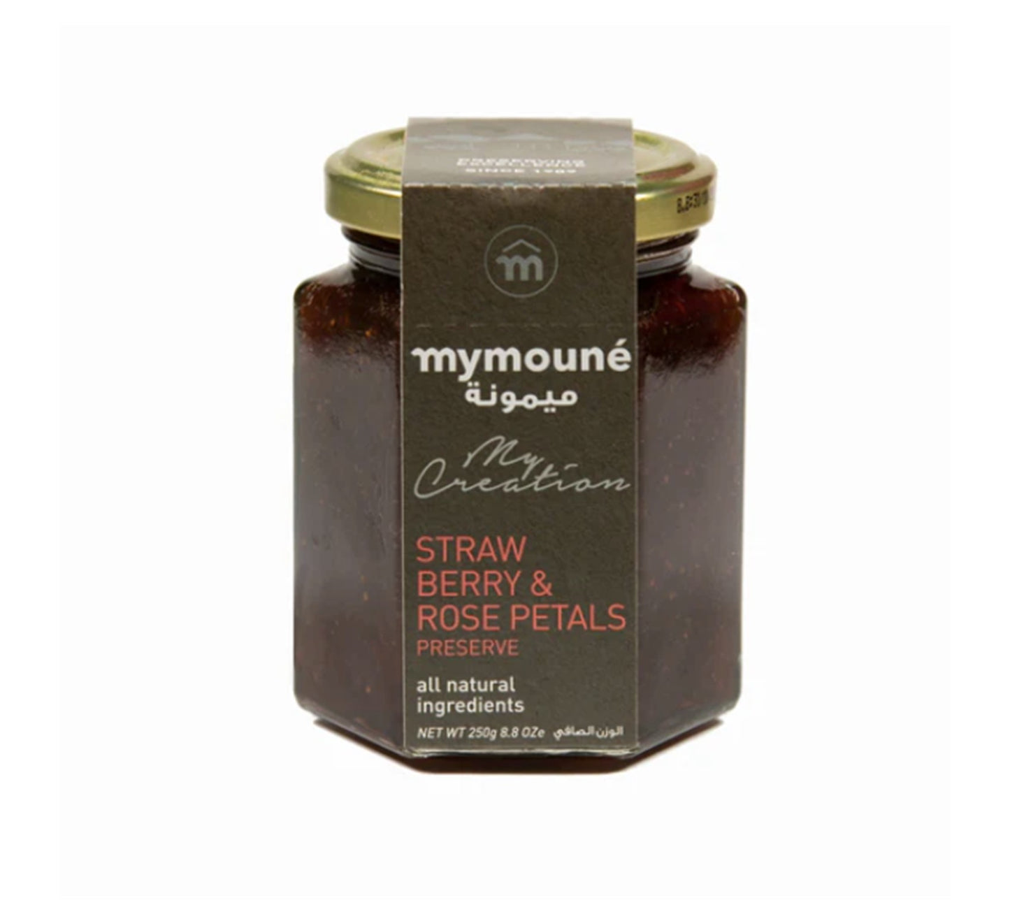 Mymoune Strawberry & Rose Petals Preseve 250g