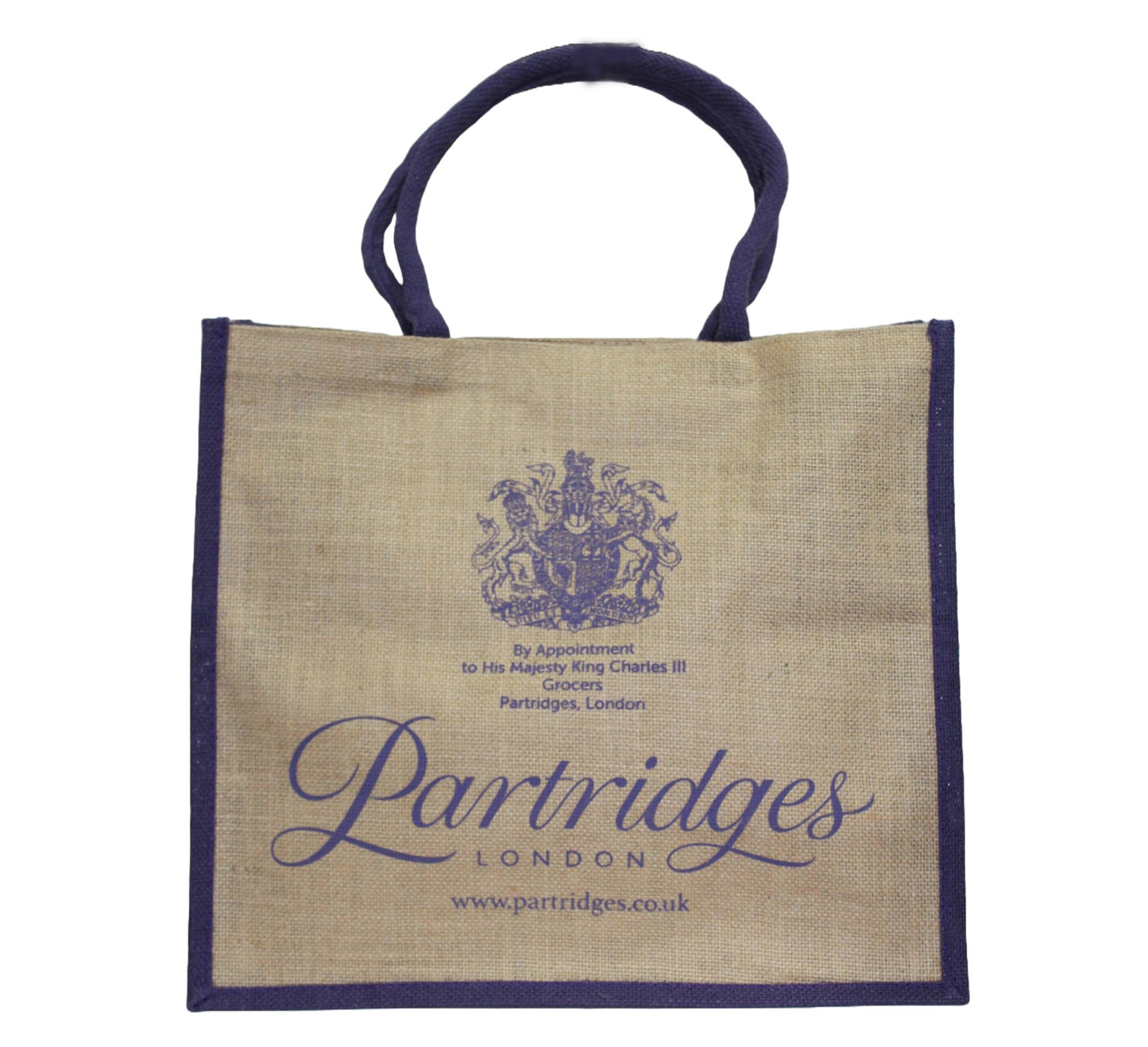 *NEW* Partridges Jute Bag with Cotton Cord Handle