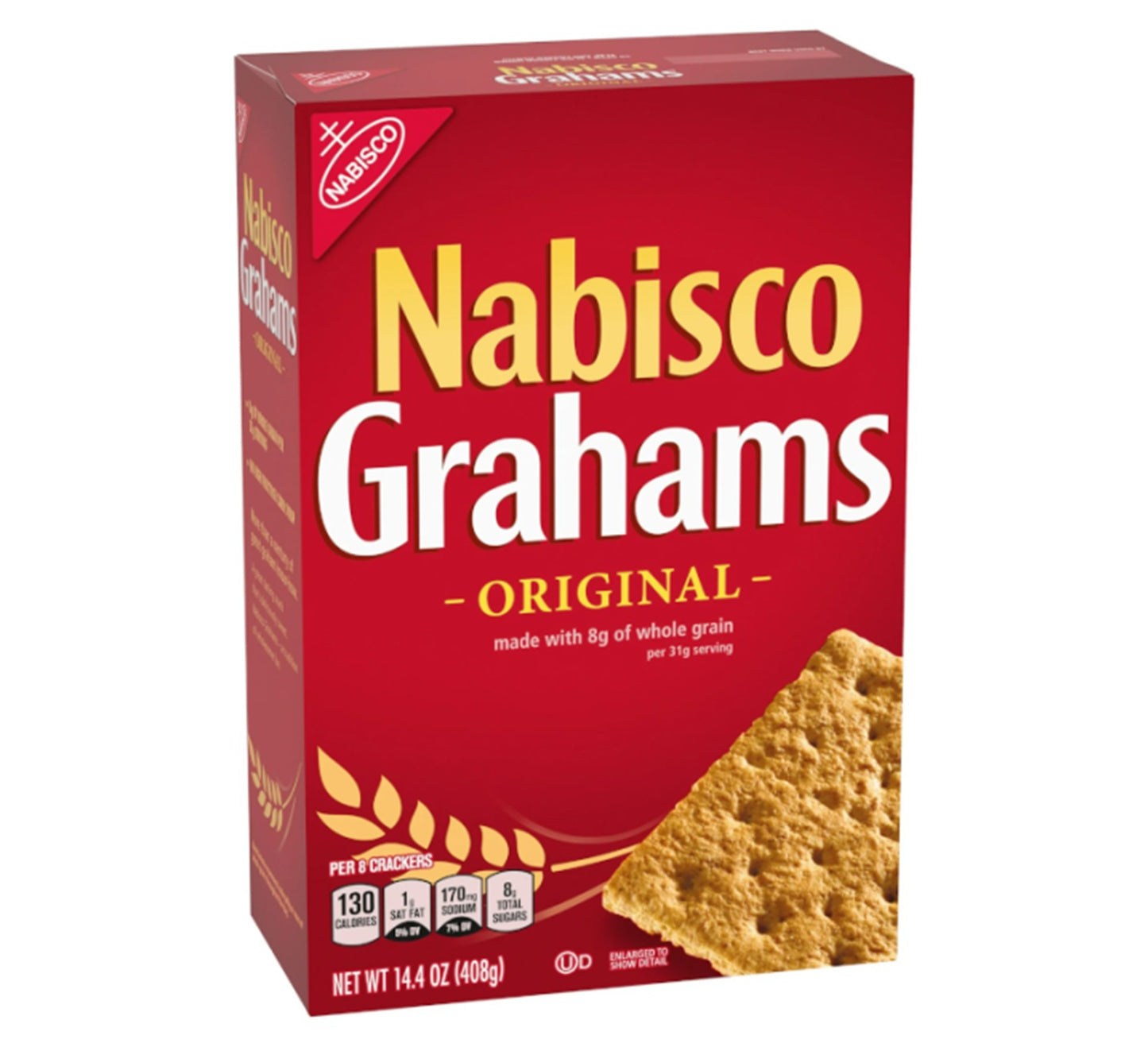 Nabisco Grahams Original 408g (Best When Used By: 05 Dec 2025)