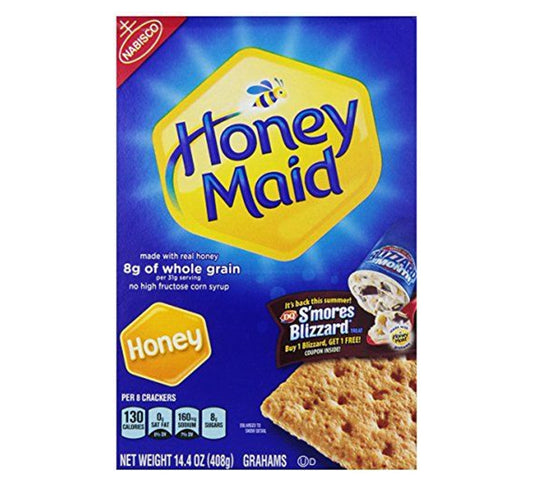 Nabisco Honey Maid Honey Graham Crackers 408g (Best When Used By: 16 Dec 2025)