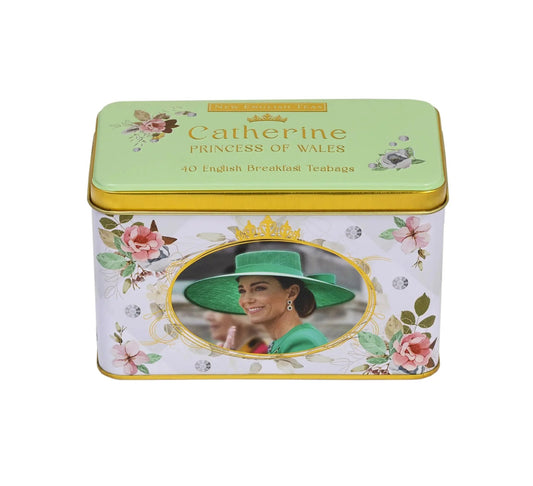 New English Teas Catherine, Princess of Wales Classic Tea Tin 40's 80g