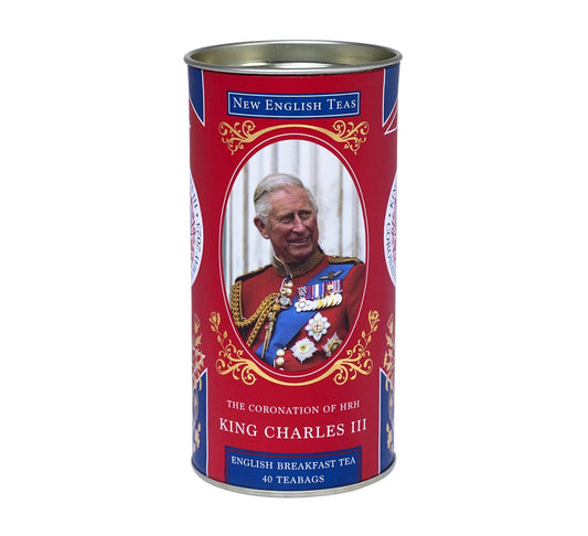 New English Teas King Charles III Coronation Drum 40's 80g