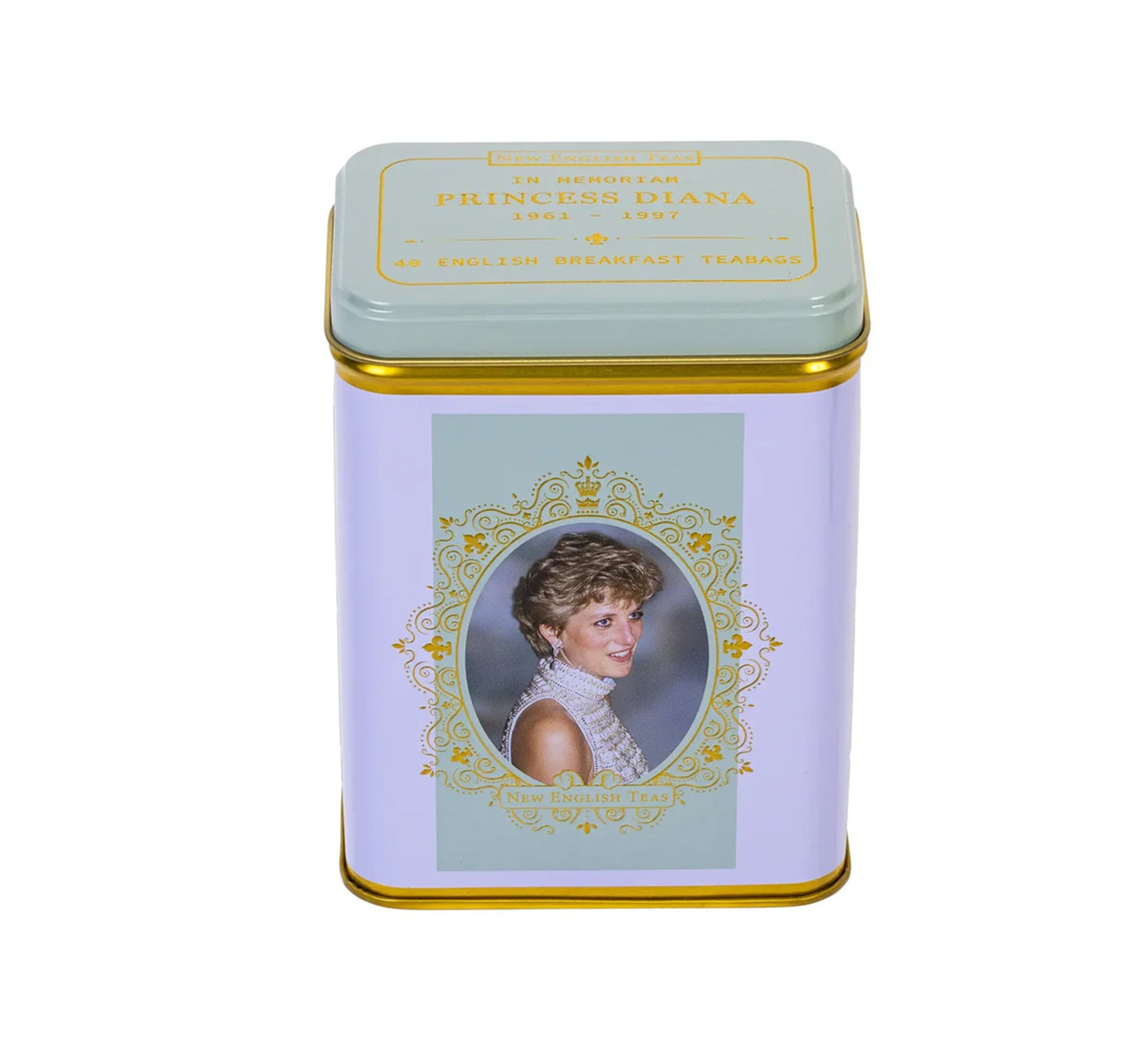 New English Teas Princess Diana Portrait Tea Tin 40's 80g
