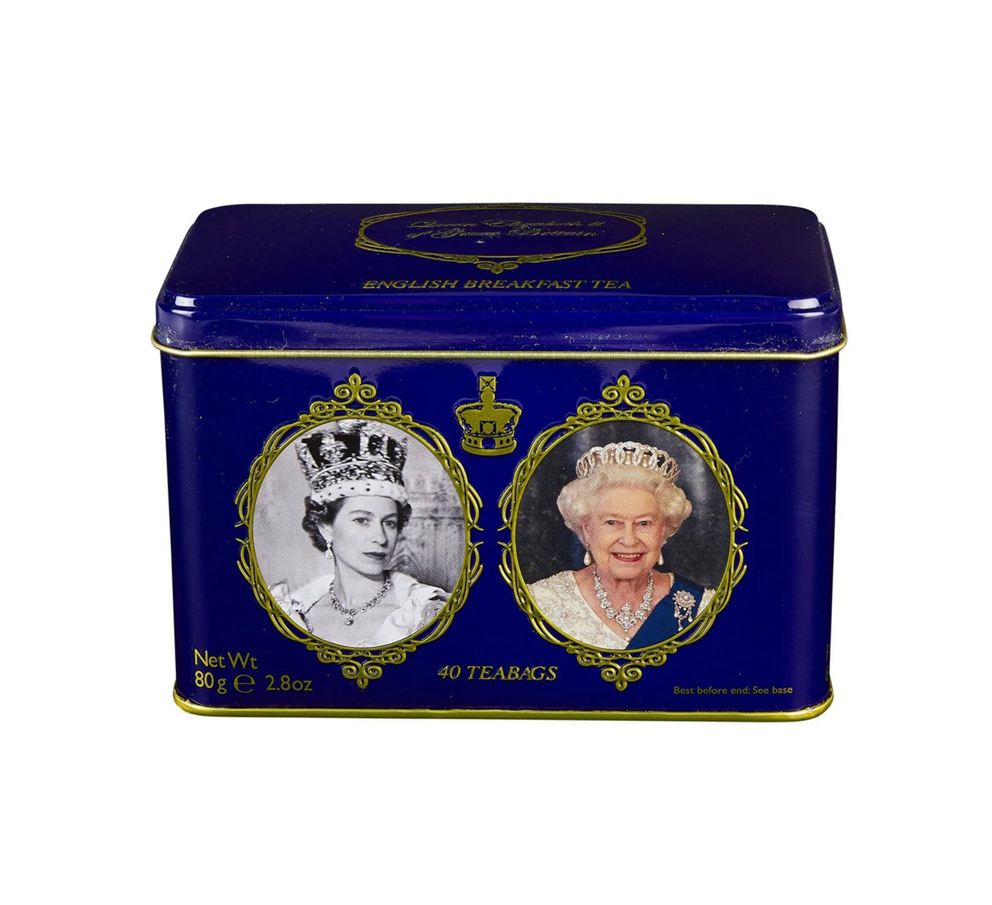 New English Teas Queen Elizabeth II Classic Tea Tin 40's 80g