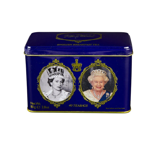 New English Teas Queen Elizabeth II Classic Tea Tin 40's 80g