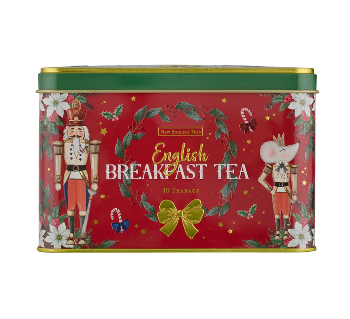 New English Teas The Nutcracker English Breakfast Tea Tin - 40 Tea Bags