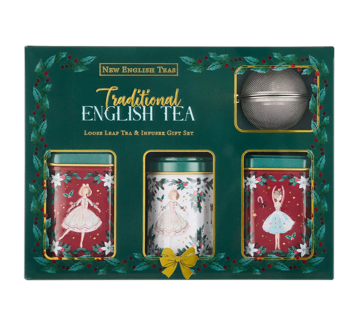 New English Teas The Nutcracker Loose Tea & Infuser Gift Set