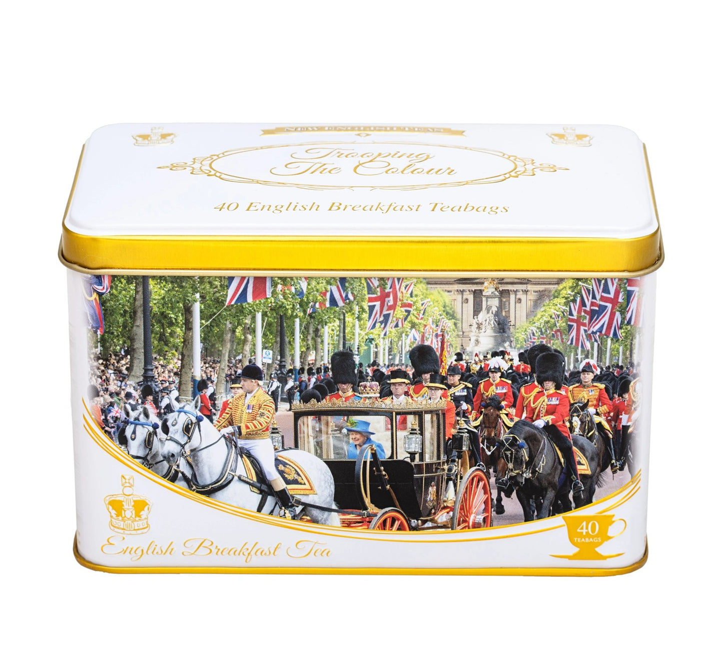 New English Teas Trooping the Colours Classic Tea Tin 40's 80g