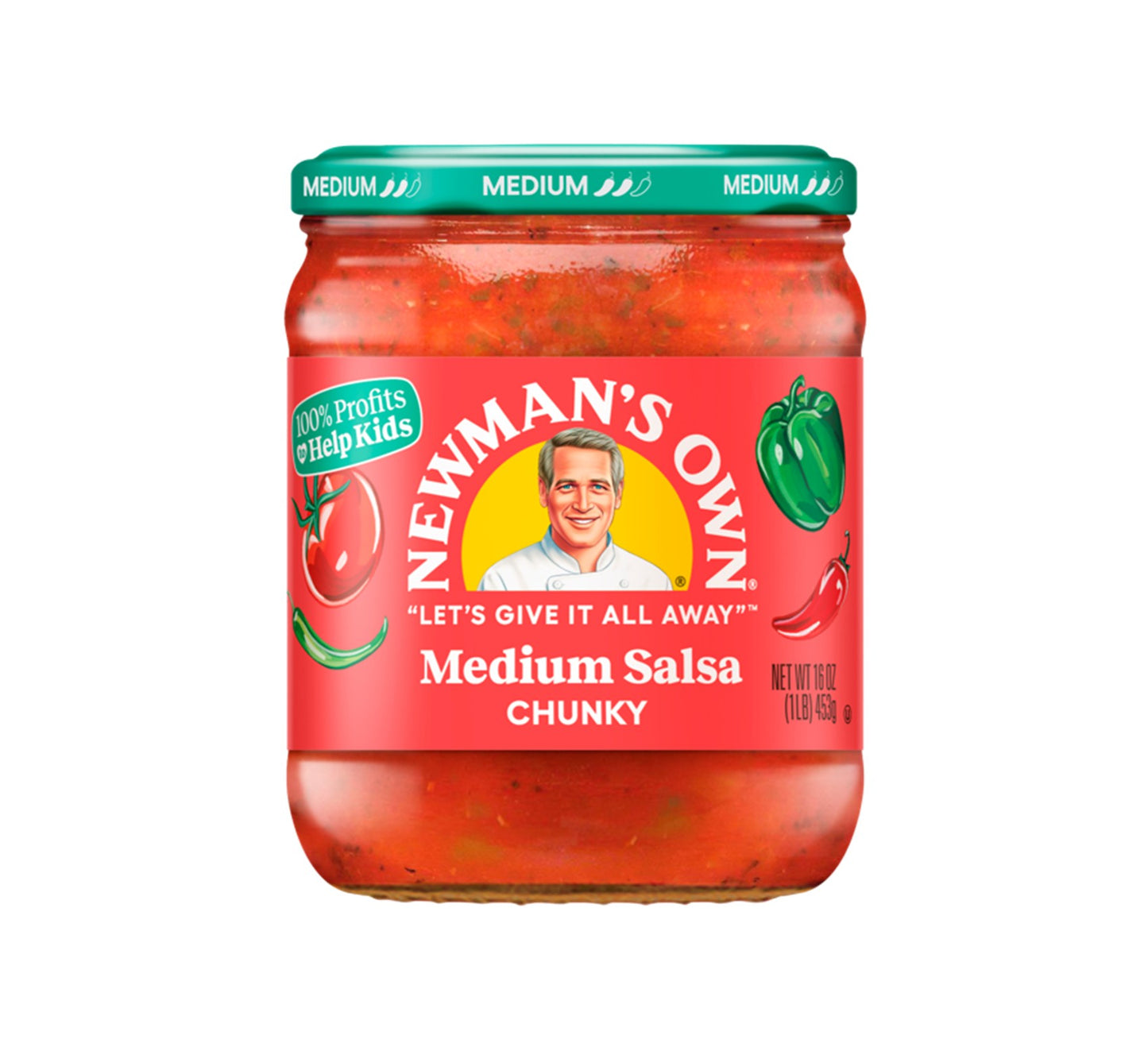 Newman's Own Chunky Medium Salsa 453g