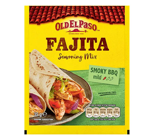 Old El Paso Fajita Seasoning Mix Smoky BBQ 35g
