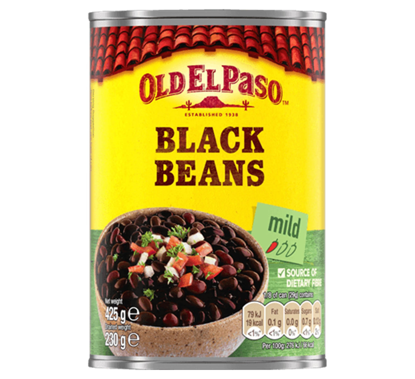 Old El Paso Black Beans 425g