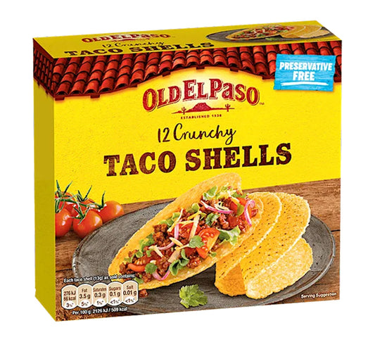 Old El Paso Crunchy Taco Shells 156g
