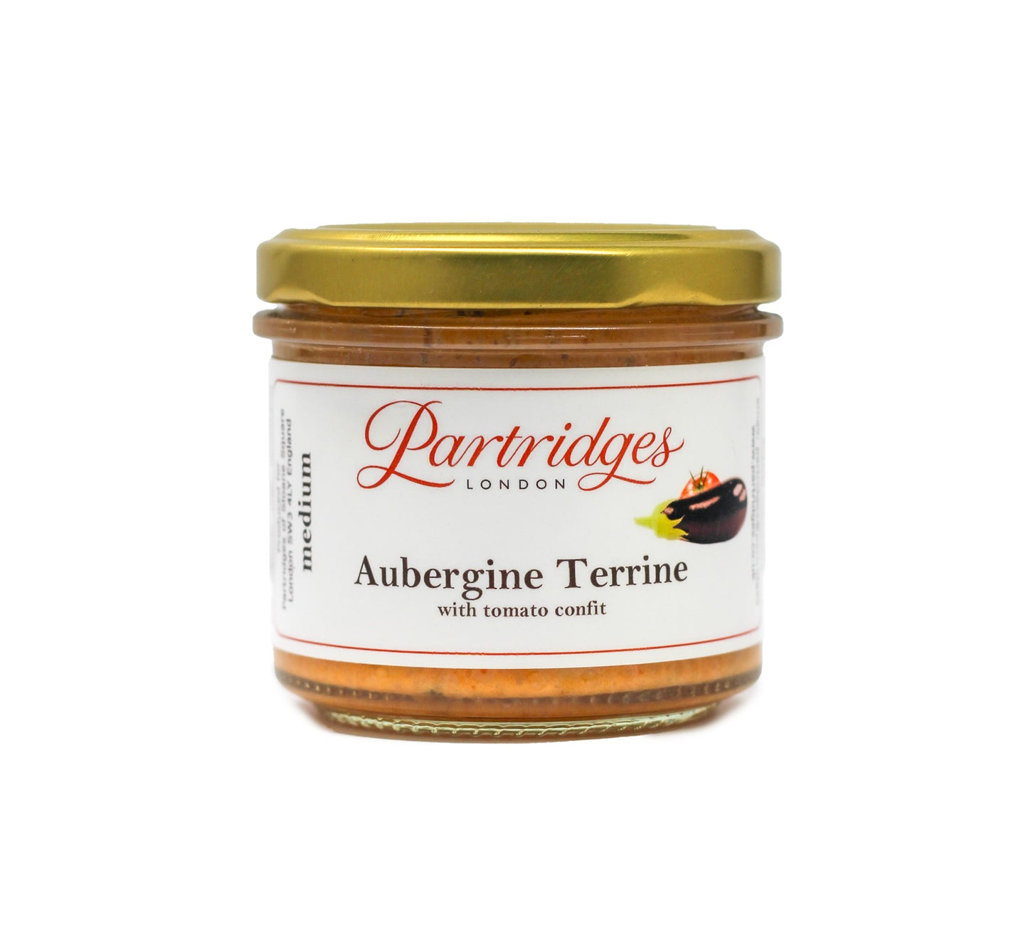Partridges Aubergine Terrine with Tomato Confit 100g