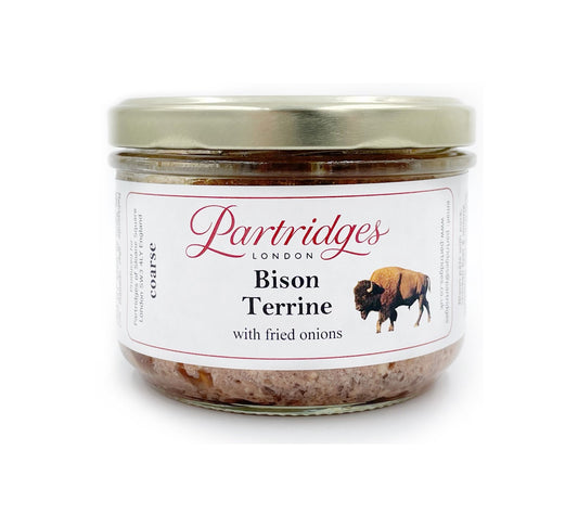 Partridges Bison Terrine with Fried Onions (Coarse) 180g