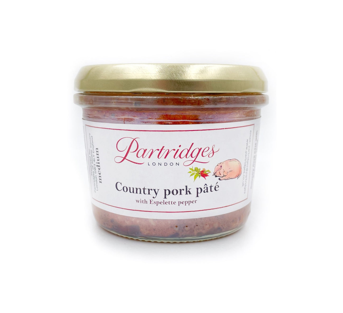 Partridges Country Pork Pâté with Espelette Pepper 180g