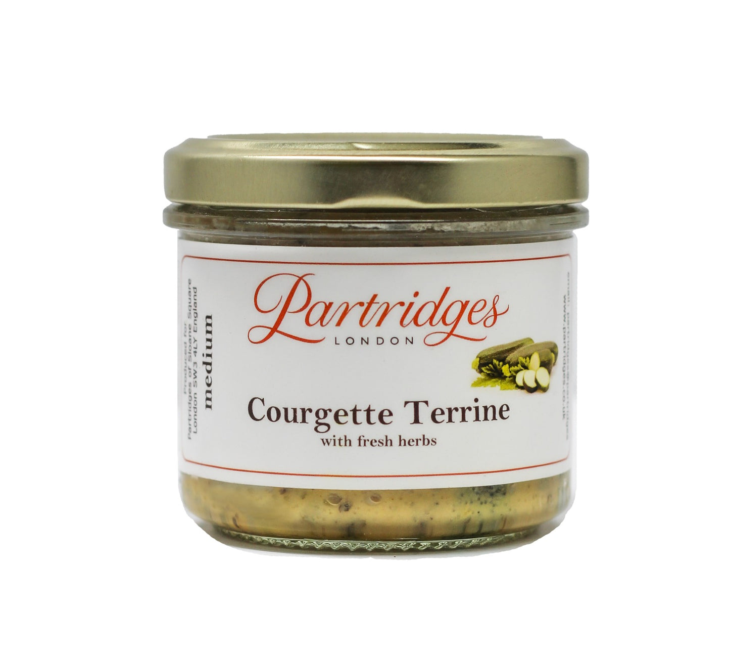 Partridges Courgette Terrine with Fresh Herbs 100g