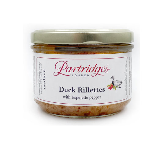 Partridges Duck Rillettes with Espelette Pepper (Medium) 180g