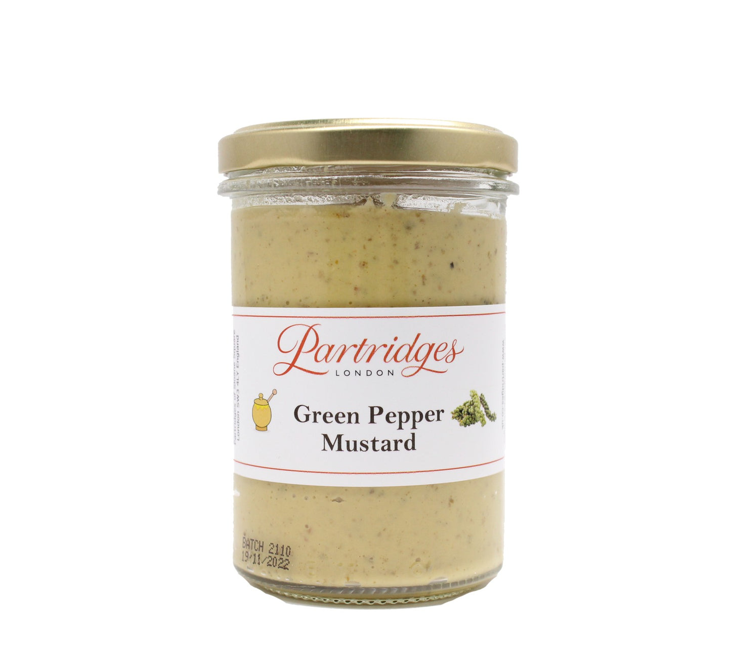 Partridges Green Pepper Mustard 200g