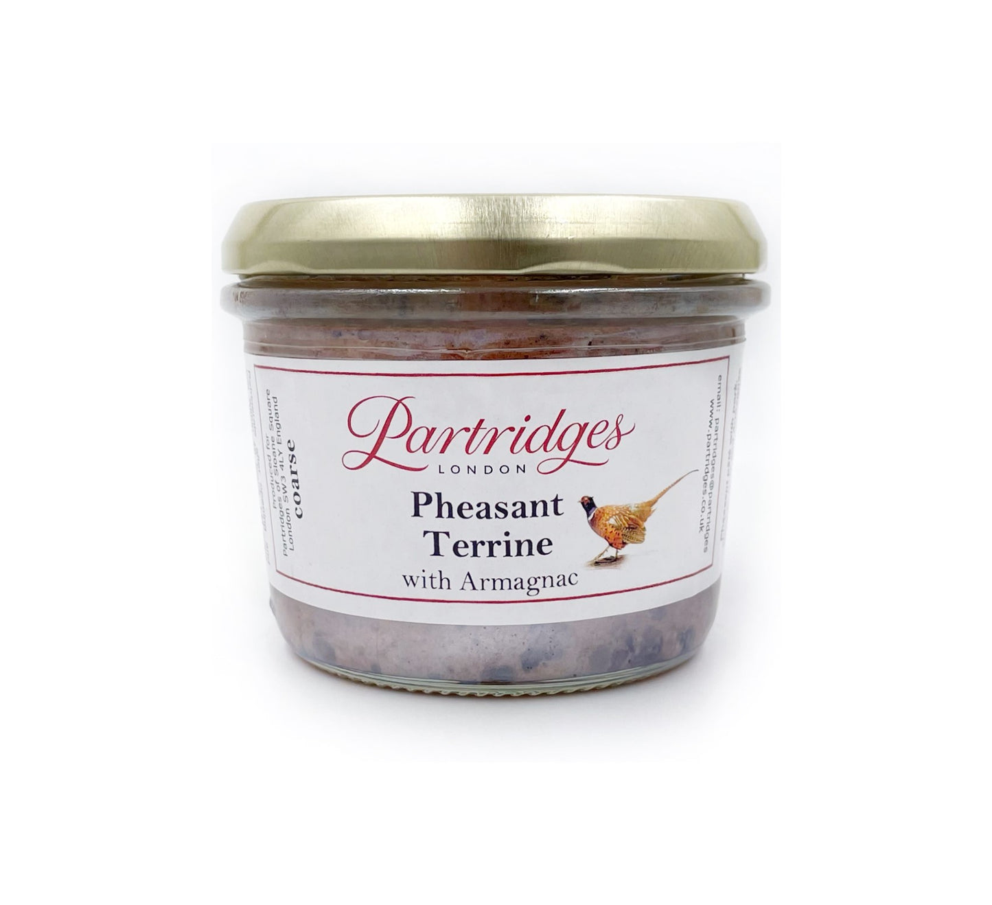 Partridges Pheasant Terrine with Armagnac (Coarse) 180g