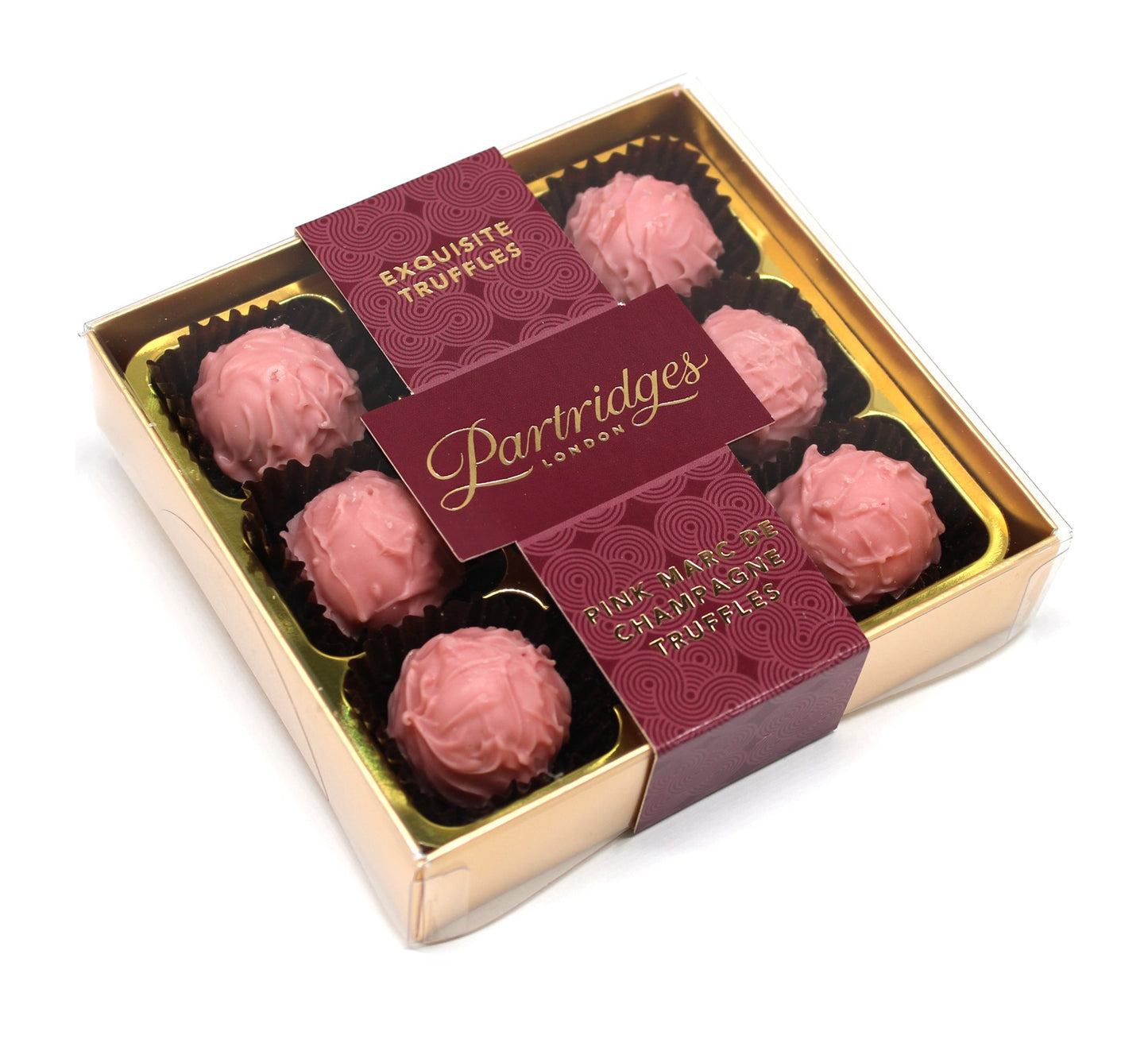 Partridges Pink Marc de Champagne Exquisite Truffles 110g