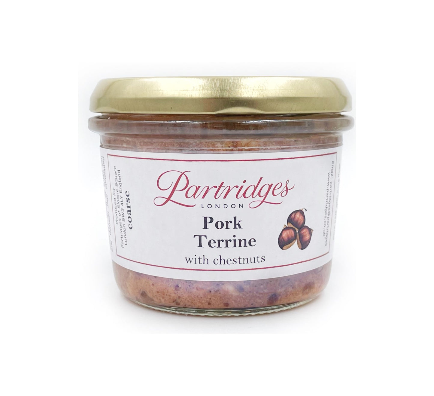 Partridges Pork Terrine with Chestnuts (Coarse) 180g