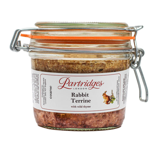 Partridges Rabbit Terrine with Wild Thyme Clip Jar 280g