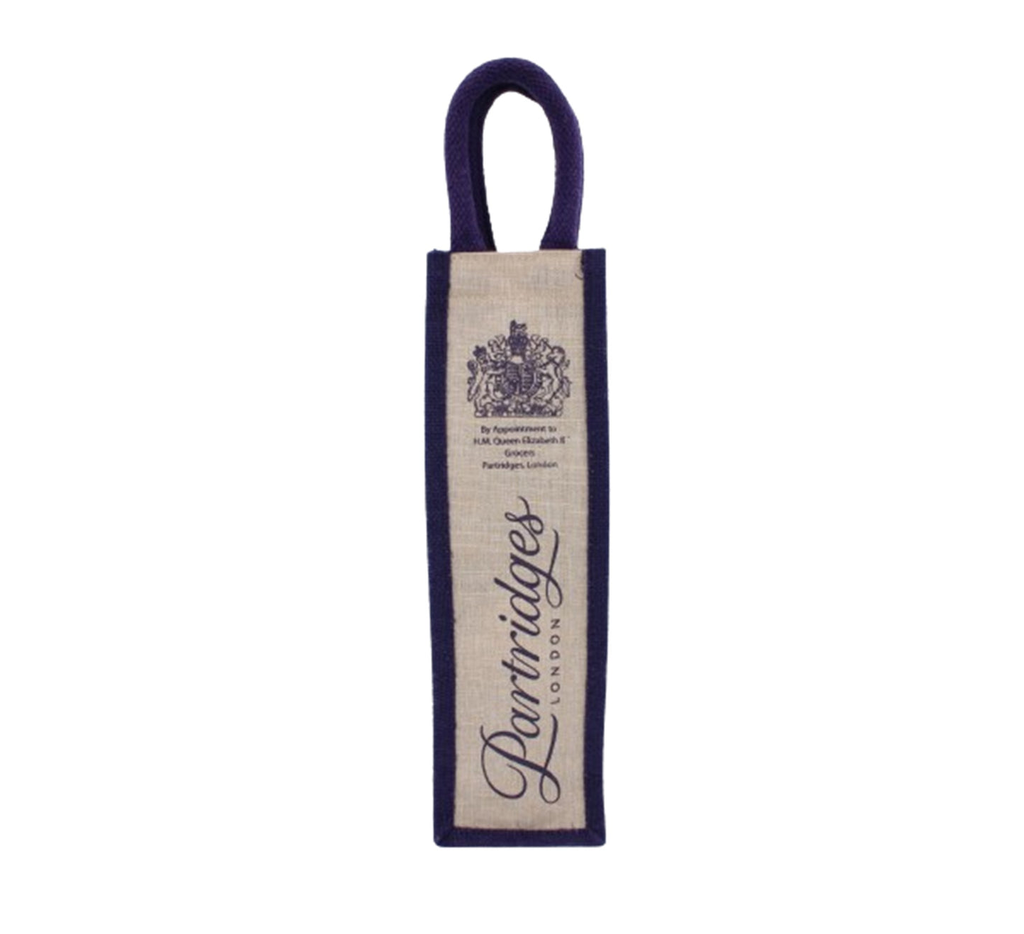 Partridges Jute Single Wine Bottle Bag