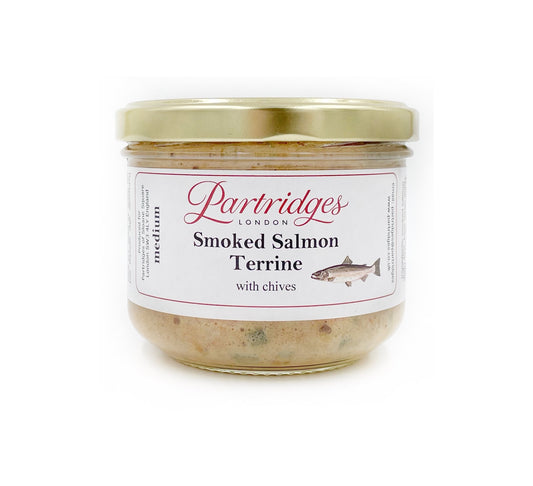 Partridges Smoked Salmon Terrine with Chives (Medium) 200g