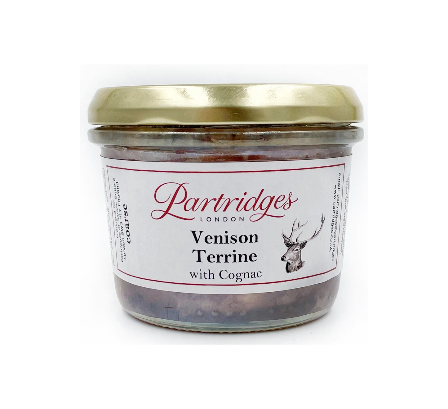 Partridges Venison Terrine with Cognac (Coarse) 180g